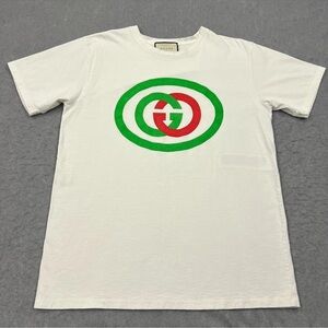 GUCCI Classic Interlocking GG oval logo T Shirt